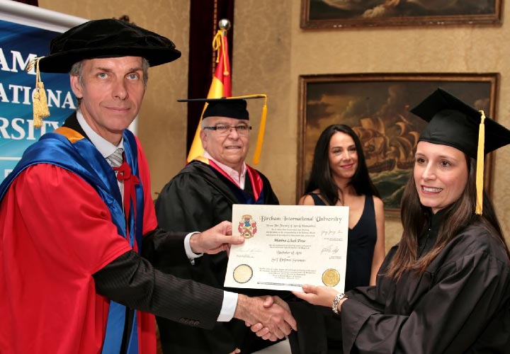 Bircham University 2014 Spain Madrid Graduation