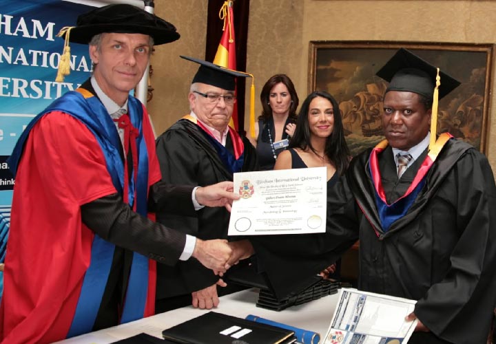 Bircham University 2014 Spain Madrid Graduation