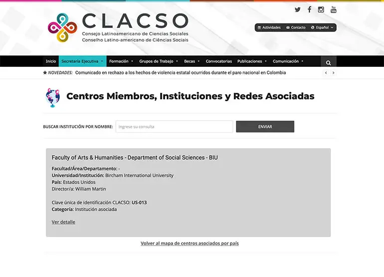 Bircham University CLACSO - Consejo Latinoamericano de Ciencias Sociales Bircham University CLACSO - Consejo Latinoamericano de Ciencias Sociales