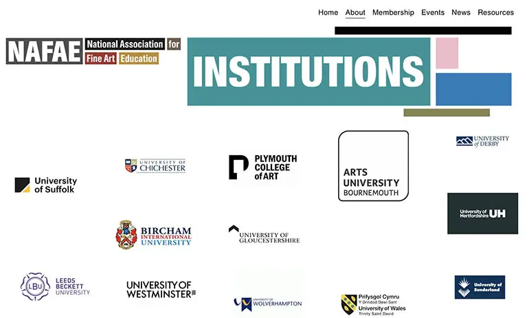 Bircham University NAFAE - National Association for Fine Art Education Bircham University NAFAE - National Association for Fine Art Education