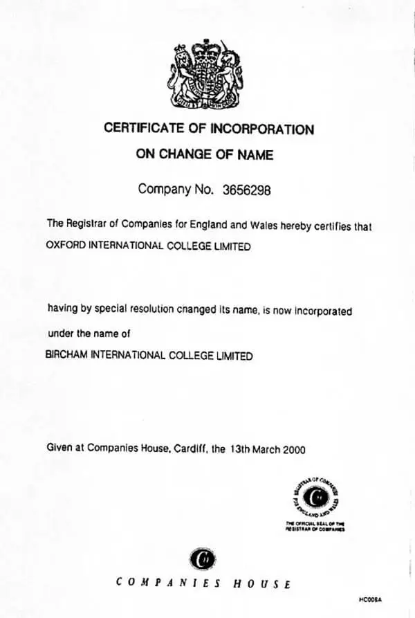 Bircham University UK Companies House Bircham University UK Companies House
